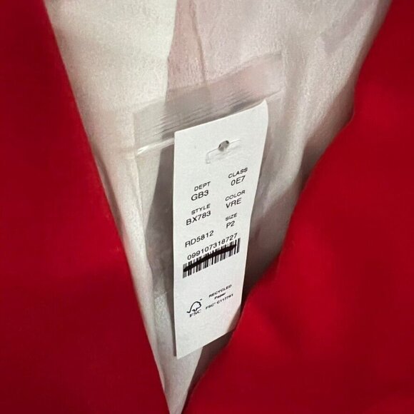 J.Crew $268 Womens Petite Helena blazer in city twill Red Size P2 BX783 - Picture 11 of 12